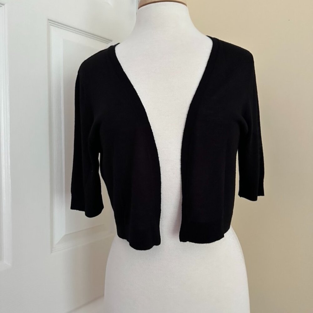 Talbots Size M Bolero Cropped Sweater Perfect for Maxi Dresses!